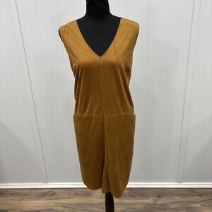 Biltmore Women's XXL Brown Sleeveless Shift Dress Autumn Academia Jumper